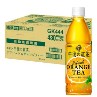麒麟午後紅茶 - 橙茶 430ml x 24 (原箱)
